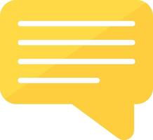 Message Flat Colorful Icon vector