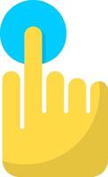 Pay Per Click Flat Style Icon vector