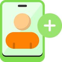 Add Contact Icon Design vector