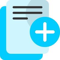 Add Document Colorful Icon vector