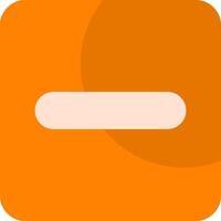 Remove Flat Style Icon vector
