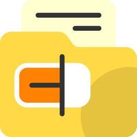 Rename Folder Icon Design vector