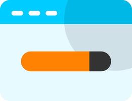 Browser Flat Icon vector