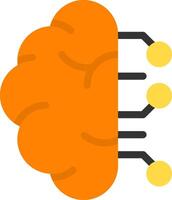 Machine Learning Flat Icon vector