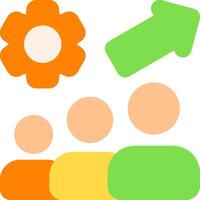 Employee DevelopmentFlat Icon vector