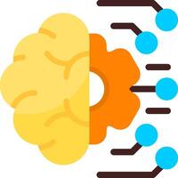 Machine Learning Colorful Icon vector
