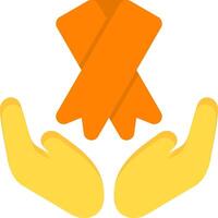 Support a Cause Flat Icon vector