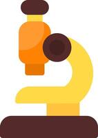 Microscope Flat Icon vector