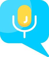 Voice Message Colorful Icon vector