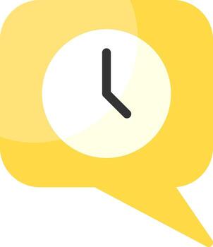Clock Flat Icon vector