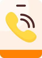 Call Colorful Icon Design vector