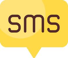 SMS Colorful Icon Design vector