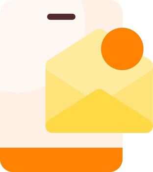 Inbox Colorful Icon Design vector