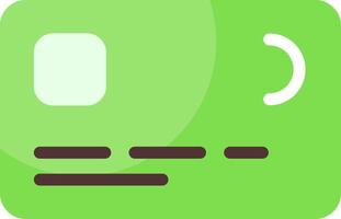 Credit Card Flat Style Icon Design vector
