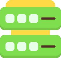Server Colorful Icon Design vector