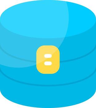 Database Colorful Icon Design vector