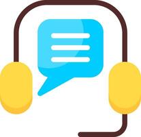 Tech Support Colorful Icon vector