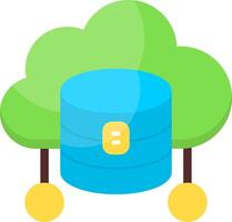 Big Data Flat Icon vector