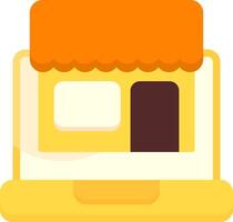 Online Store Flat Icon vector