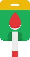 Glucose Meter Flat Icon vector