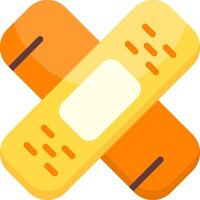 Band Aid Flat Icon Design vector