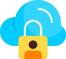 User Password Flat Icon vector