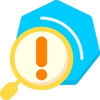 Intrusion Detection Flat Icon vector