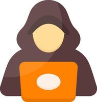 Hacker Flat Icon vector