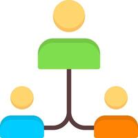 Flowchart Flat Icon vector