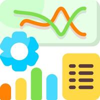 Jupyter Notebook Flat Icon vector
