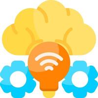 Scikit Learn Flat Icon vector