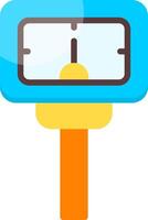 Parking meter Flat Icon vector