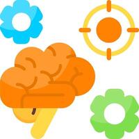 Concentration Process Flat Icon vector