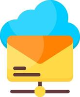 Email Hosting ColorfulIcon vector