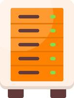 Server Rack ColorfulIcon vector
