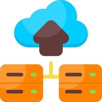 Backup Colorful Icon vector