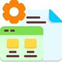 Website Builder ColorfulIcon vector