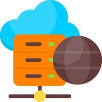 Shared Hosting ColorfulIcon vector