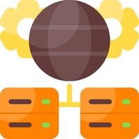 Node.js Hosting ColorfulIcon vector