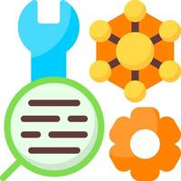 Advanced settings Flat Icon vector