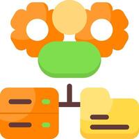 Dev friendly hosting Flat Icon vector