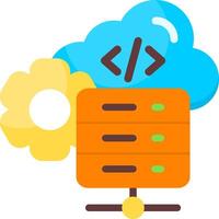 Developer hosting Icon Design vector