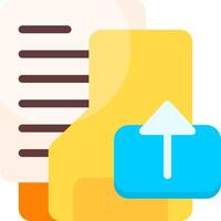 Upload Folder Icon vector