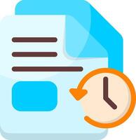 Version control or document history Icon vector