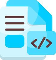 Programming or script file Icon vector