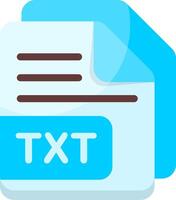 Plain text file Icon vector