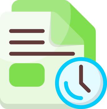 Cache or temp storage file Icon vector