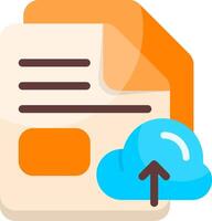 File stored as a backup copy Icon vector