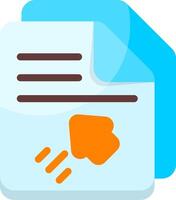 Drag and drop file UI action Icon vector