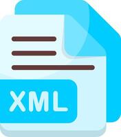 XML format document Icon vector